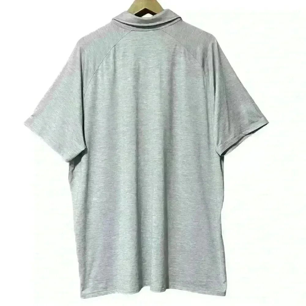 Hurley Men's XXL Gray Performance Polo Moisture Wicking Golfcore Tennis Prep NWT - Picture 2 of 6